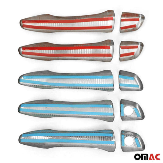 Türgriffkappen Blenden für Opel Combo E 2019-2023 Chrom Edelstahl 5-Tür 10 tlg