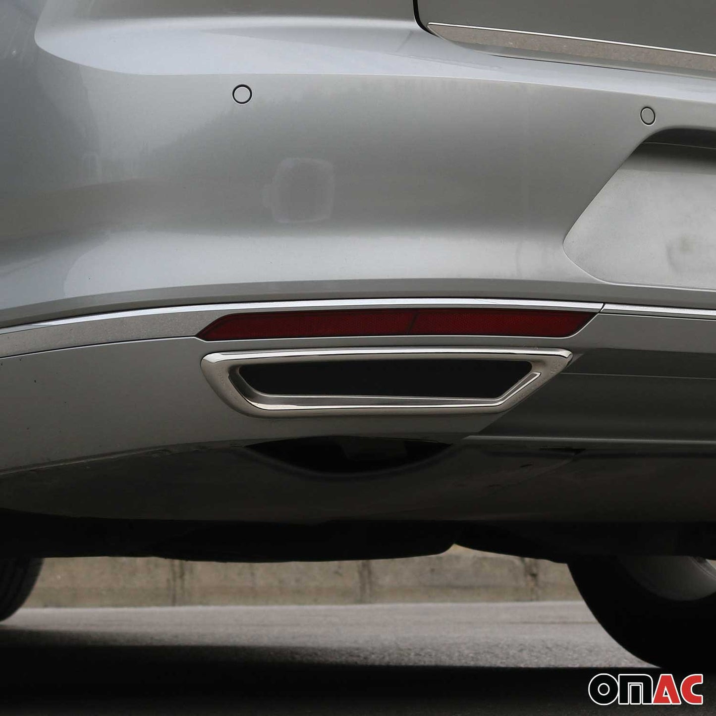 Ramă difuzor evacuare bara de protecție pentru VW Passat B8 2014-2019 oțel inoxidabil cromat