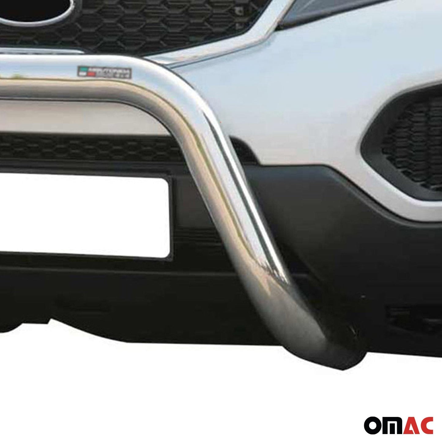 Bară de protecție/buton față pentru Kia Sorento 2009-2012 ø76mm oțel argintiu protecție