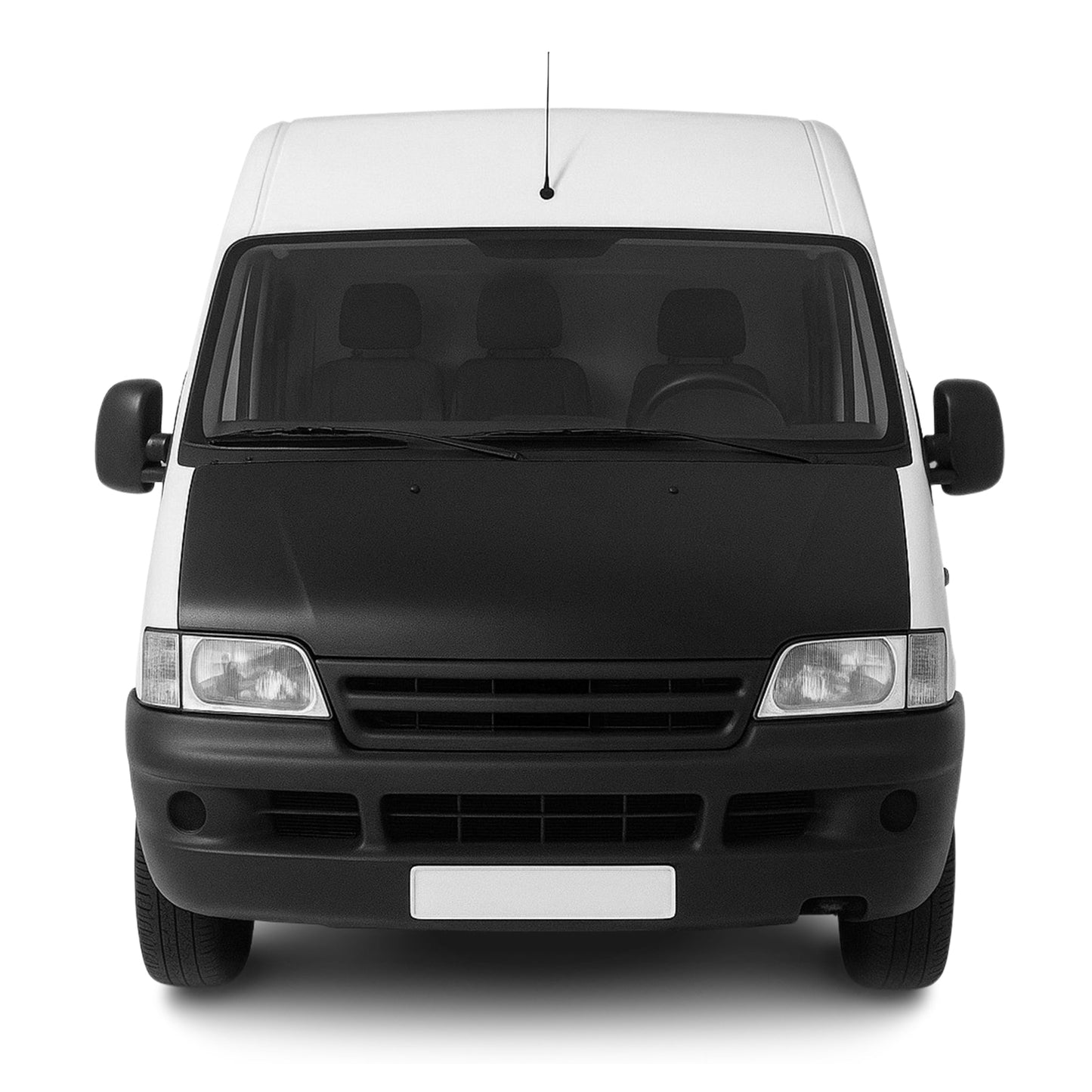 Haubenbra Steinschlagschutz Bonnet Bra für Citroen Jumper 2002-2006 Schwarz