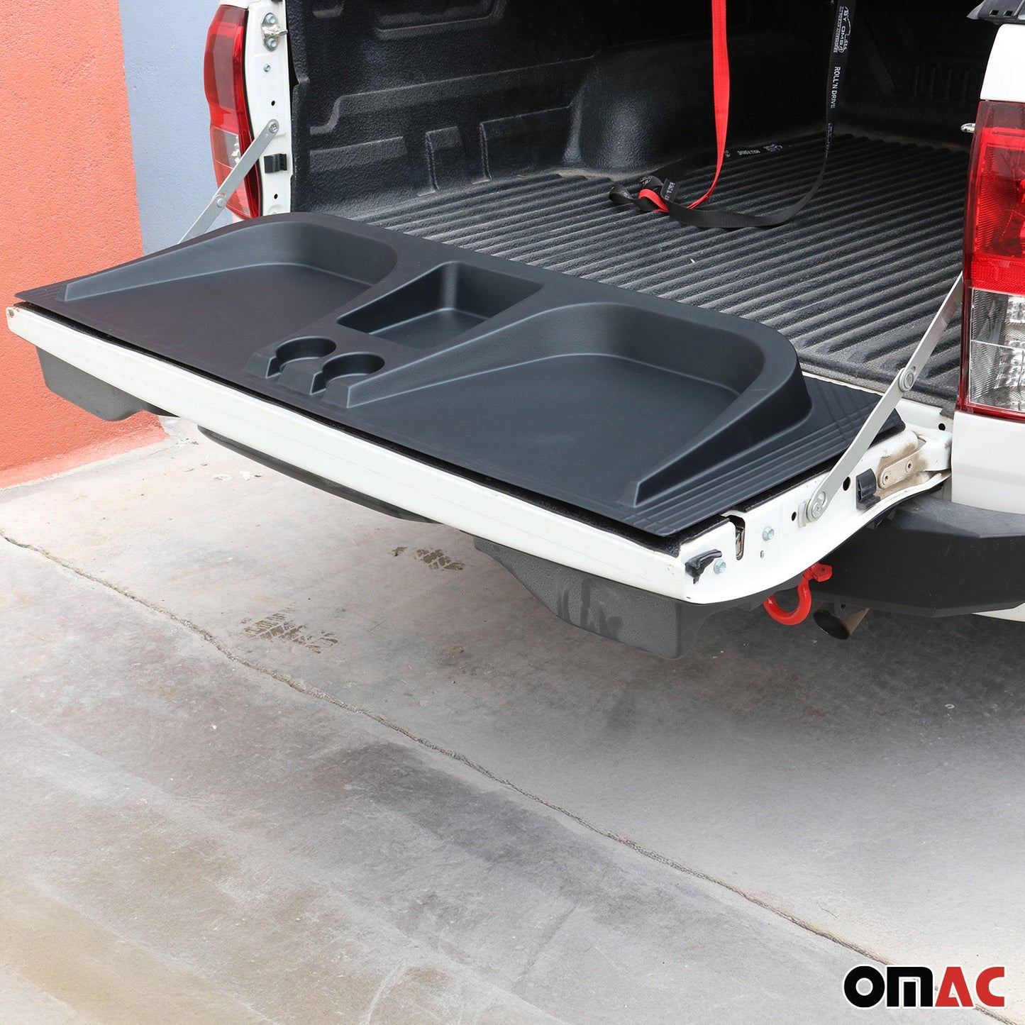 Universal Truck pickup Heckklappensitz Sitzbank mit Getränkehalter Camping