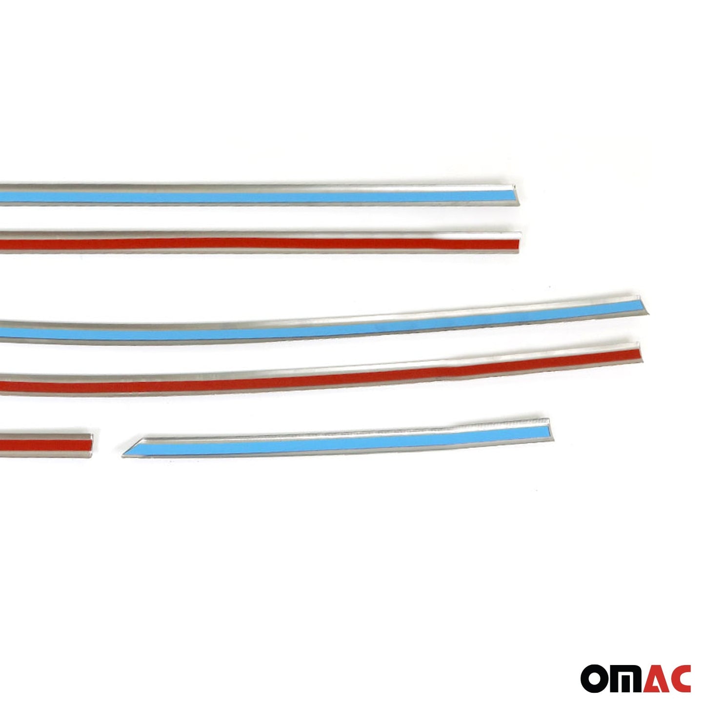 Fensterleisten Zierleisten für Peugeot 2008 2019-2020 Edelstahl Dunkel 6tlg