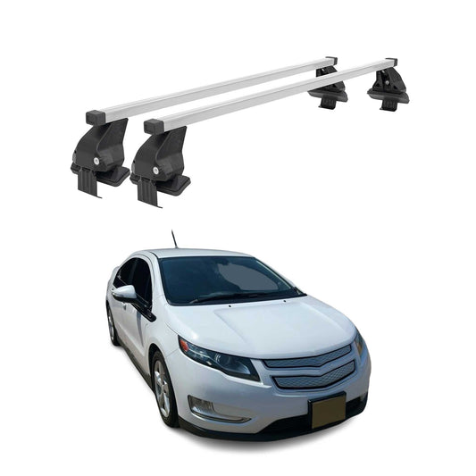 Menabo Dachträger Grundtäger für Chevrolet Volt 2011-2015 50kg Stahl Silber 2x