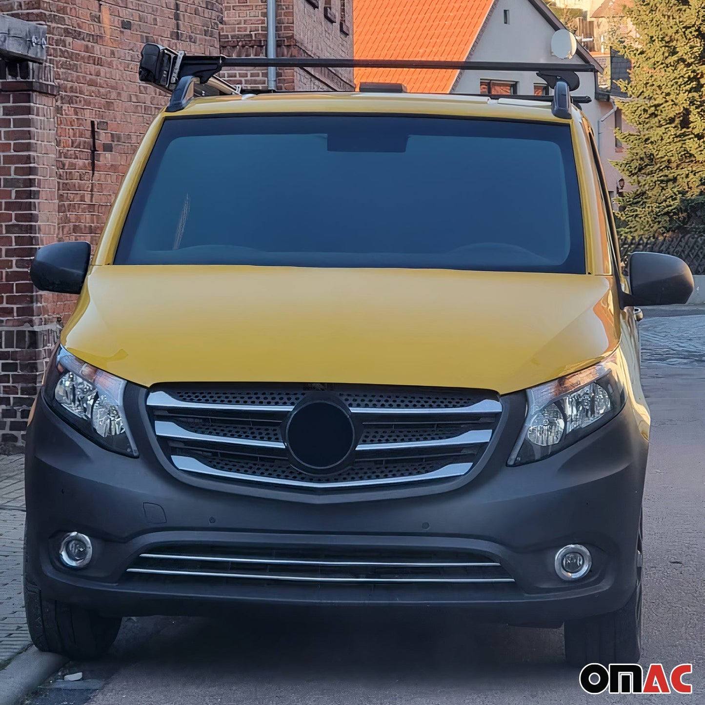 Benzi decorative grilă radiator pentru Mercedes Vito W447 2014-2019, cromate, 5x