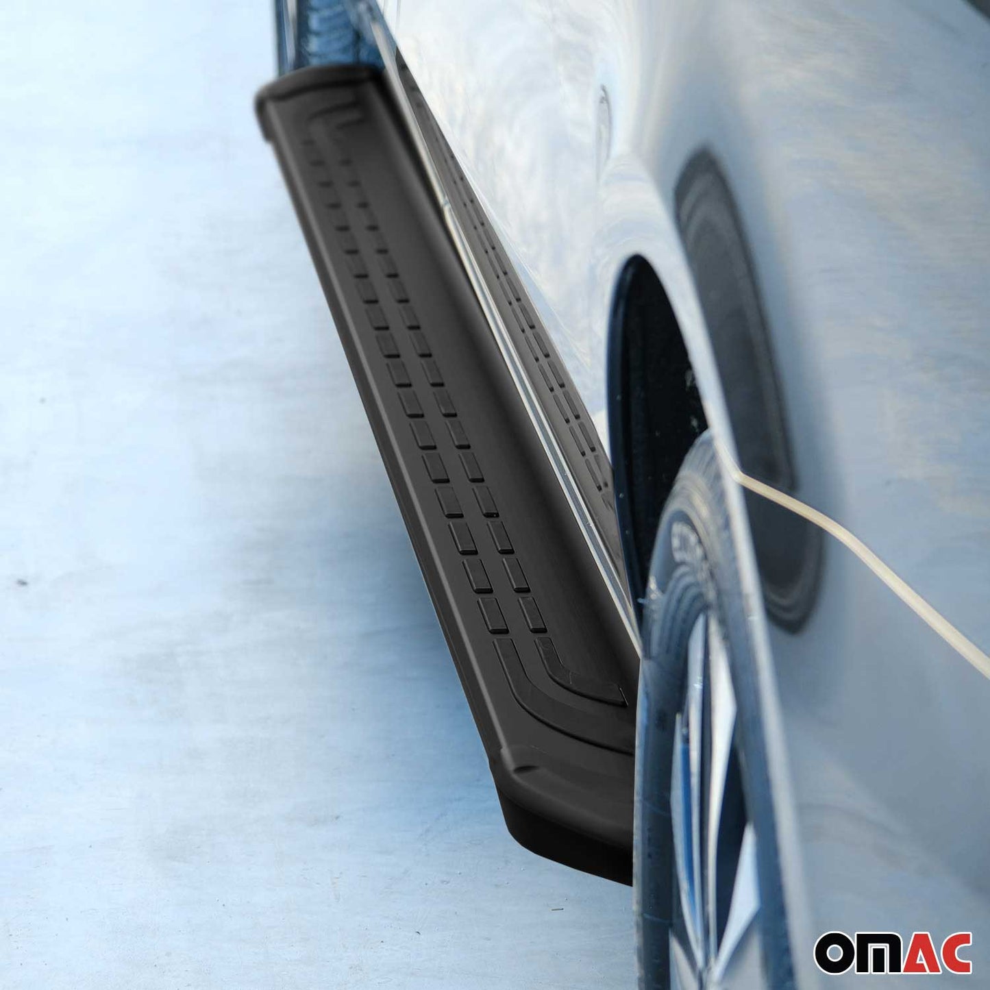 Trittbretter Seitenschweller Seitenbretter für Audi Q7 4LB 2006-2015 Alu Schwarz