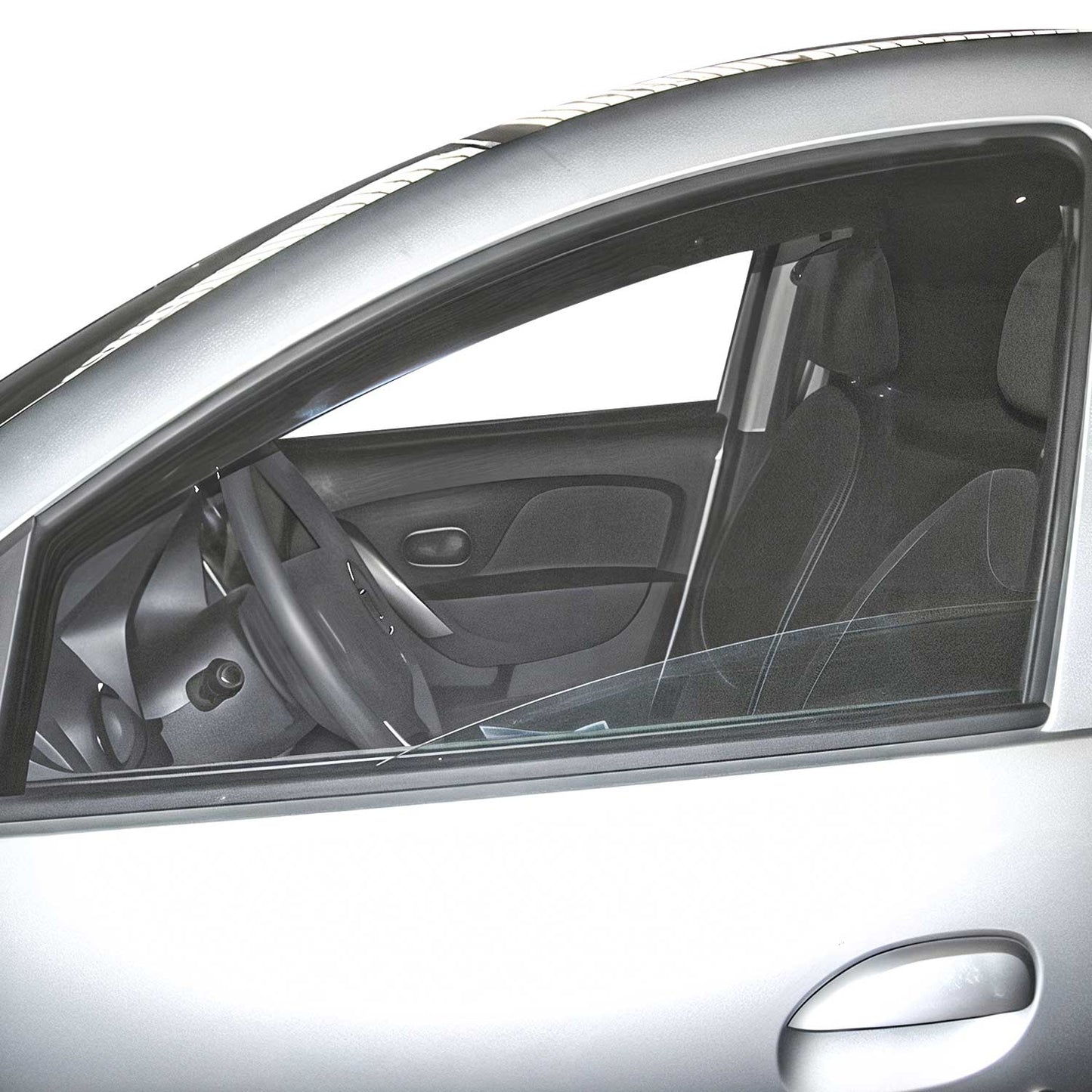 Windabweiser Regenabweiser für Dacia Sandero Stepway Logan MCV 2013-2020 Dunkel