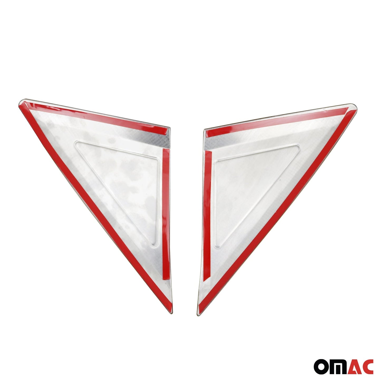 Ornamente triunghiulare geam pentru Mercedes Sprinter W906 2006-2018 oțel inoxidabil 2x