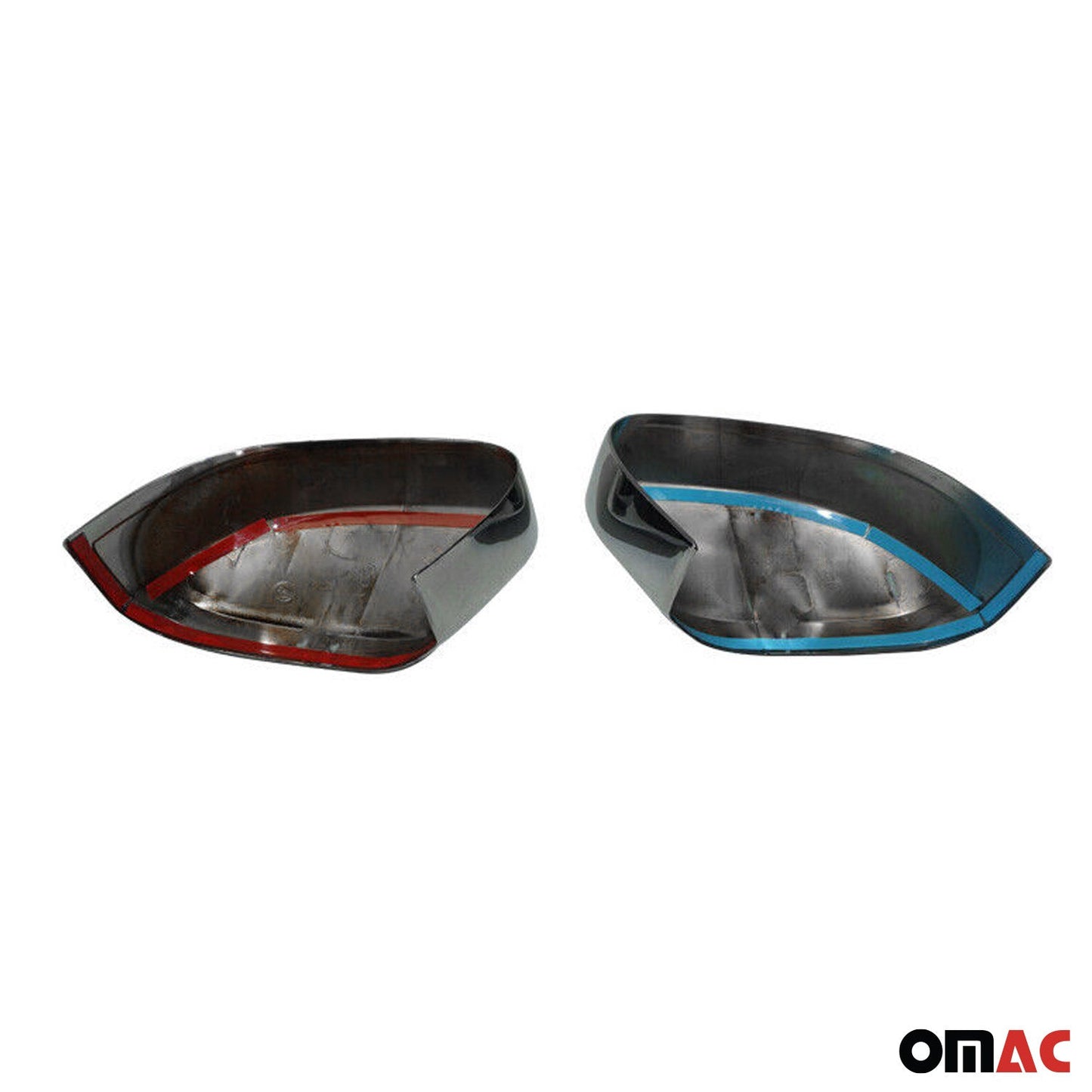 Spiegelkappen Spiegelabdeckung für VW Caddy 2015-2020 Chrom ABS Silber 2tlg