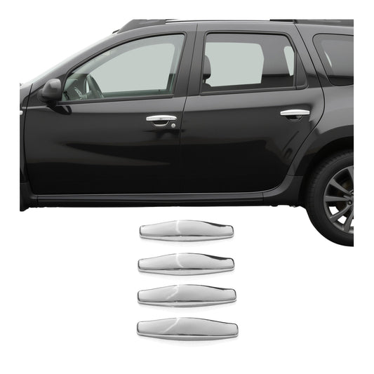 Türgriff Blende Türgriffkappen für Dacia Duster 2010-2018 Edelstahl Silber 4tlg