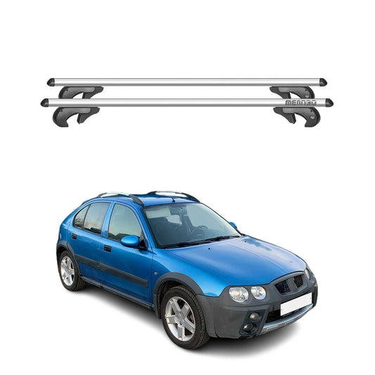 Menabo Dachträger Grundtäger für Rover Streetwise 2003-2005 90kg Alu Silber 2x