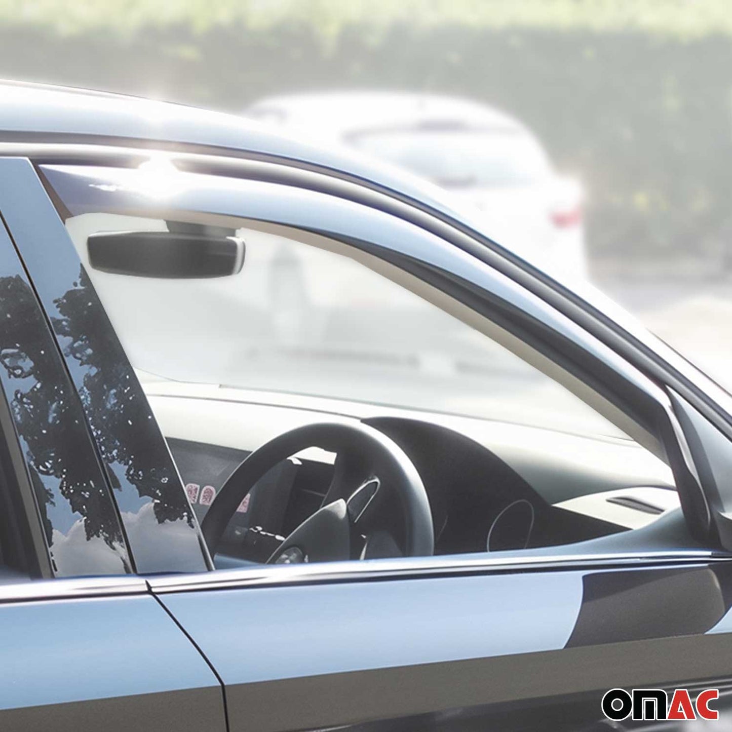 Windabweiser Regenabweiser für Skoda Scala 2019-2025 Dunkel Acryl 4tlg