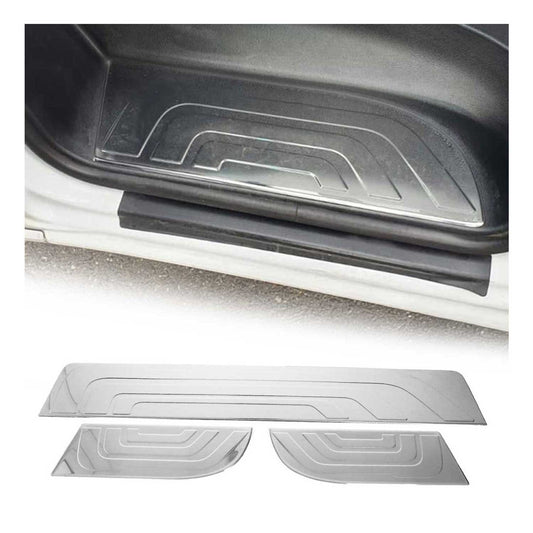 Ornamente prag ușă pentru Mercedes Sprinter 907 2018-2025, oțel inoxidabil, set 3 piese