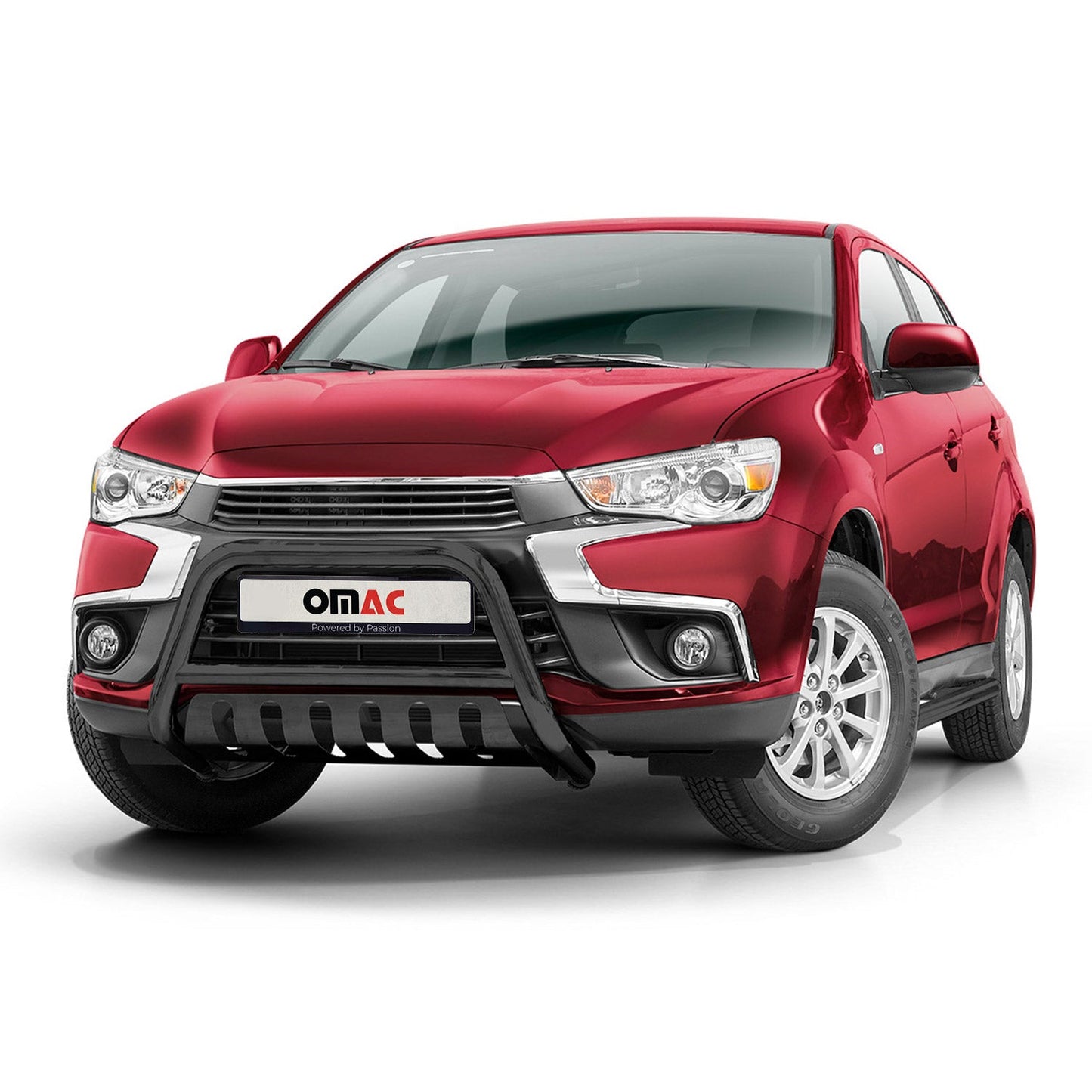 Bară de protecție/buton față pentru Mitsubishi ASX 2017-2022 cu ABE (omologare de tip germană) Oțel negru