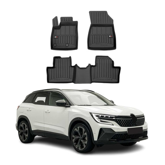 Covorașe auto Renault Austral RHN 2022-2025, TPE, negre, set 3 piese