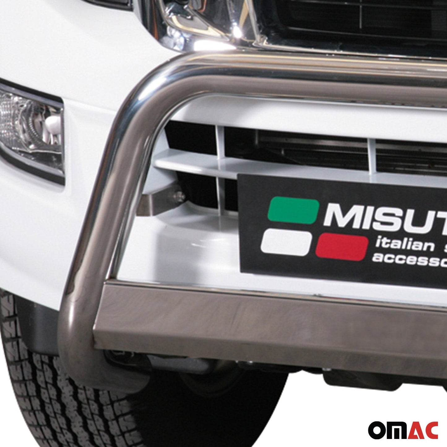 Bară de protecție/buton față pentru Isuzu D-Max 2012-2019 ø63mm oțel argintiu protecție