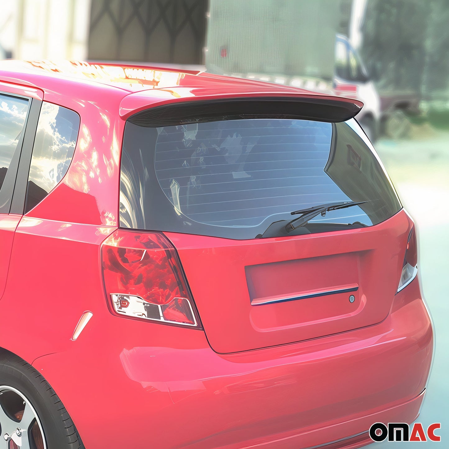 Heckspoiler Dachspoiler für Chevrolet Aveo Schrägheck 2005-2012 Grundiert ABS