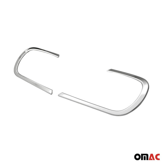 Nebelscheinwerfer Rahmen Umrandung für Dacia Duster 2018-2021 Edelstahl 2x