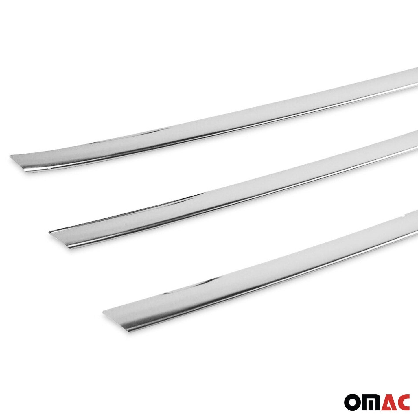 Grilă radiator Hyundai i40 2011-2014, oțel inoxidabil, cromat, 3 buc.