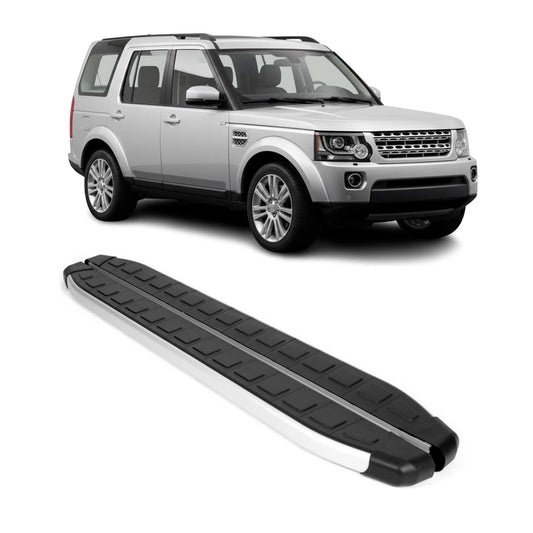 Seitenbretter Trittbretter für Land Rover Discovery 2009-2018 Alu Schwarz