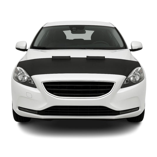 Haubenbra Steinschlagschutz Bonnet Bra für Volvo V40 2012-2016 Schwarz Halb