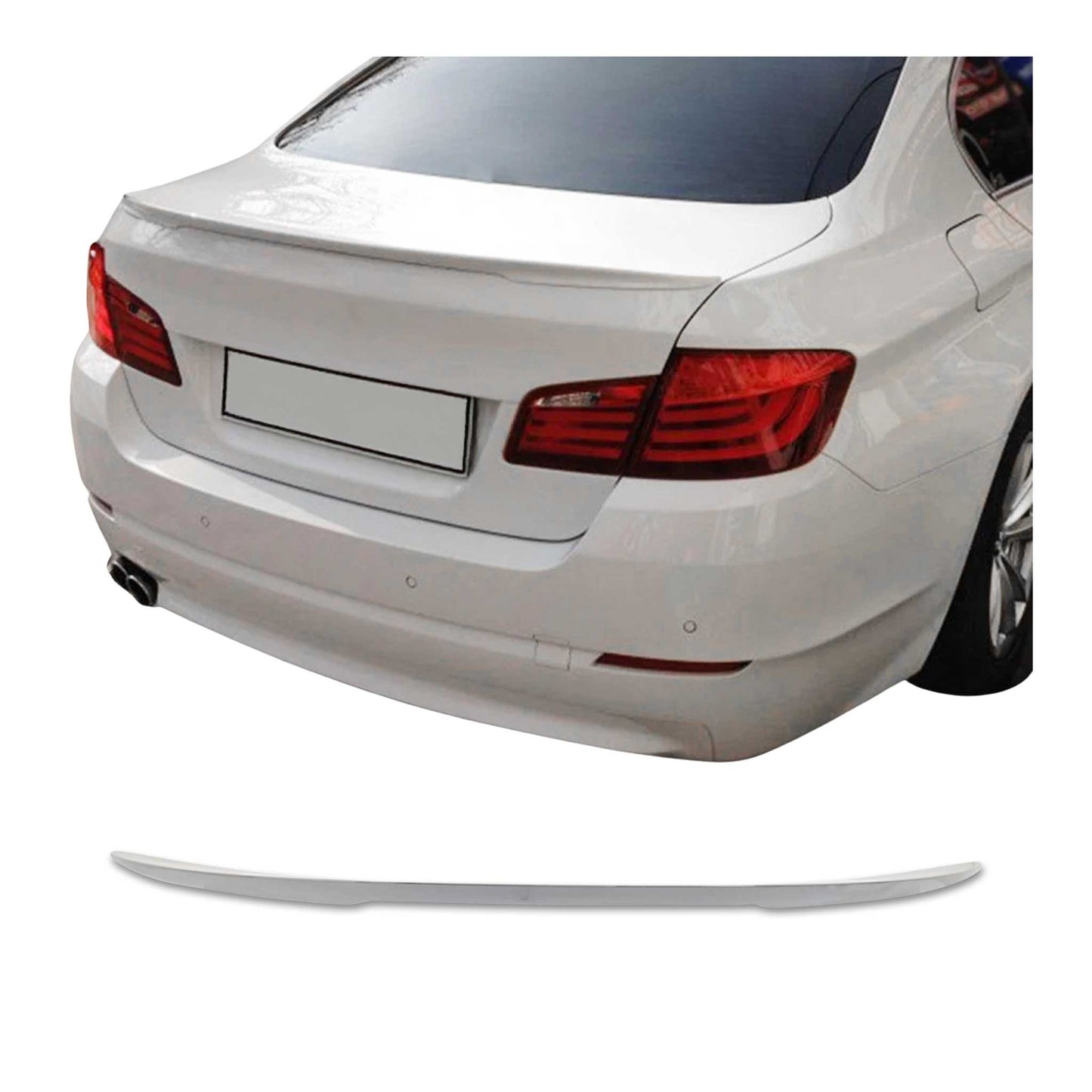 2010-2016 BMW 5er F10 Limo Heckspoiler Dachspoiler Hecklippe ABS Lackierbar