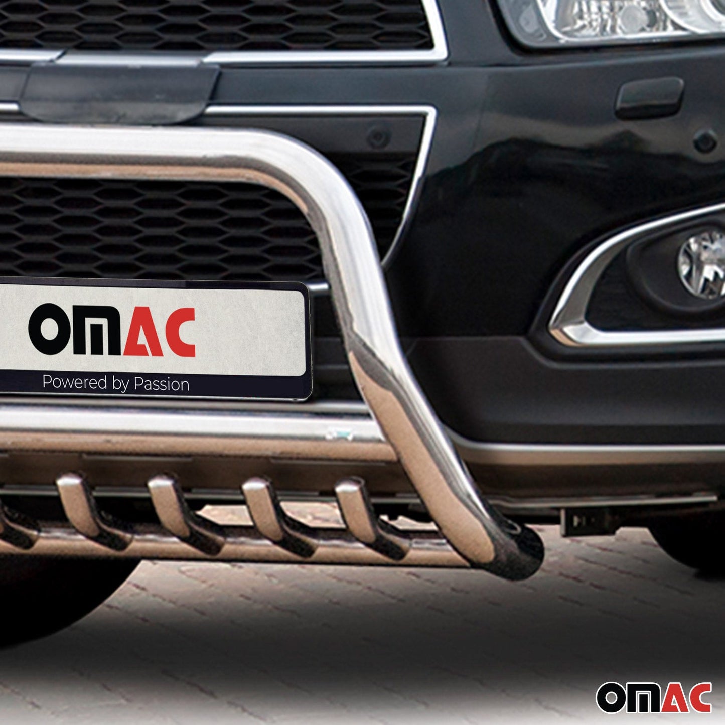 Bară de protecție față pentru Chevrolet Captiva 2012-2015 cu ABE (omologare de tip germană) Oțel Argintiu