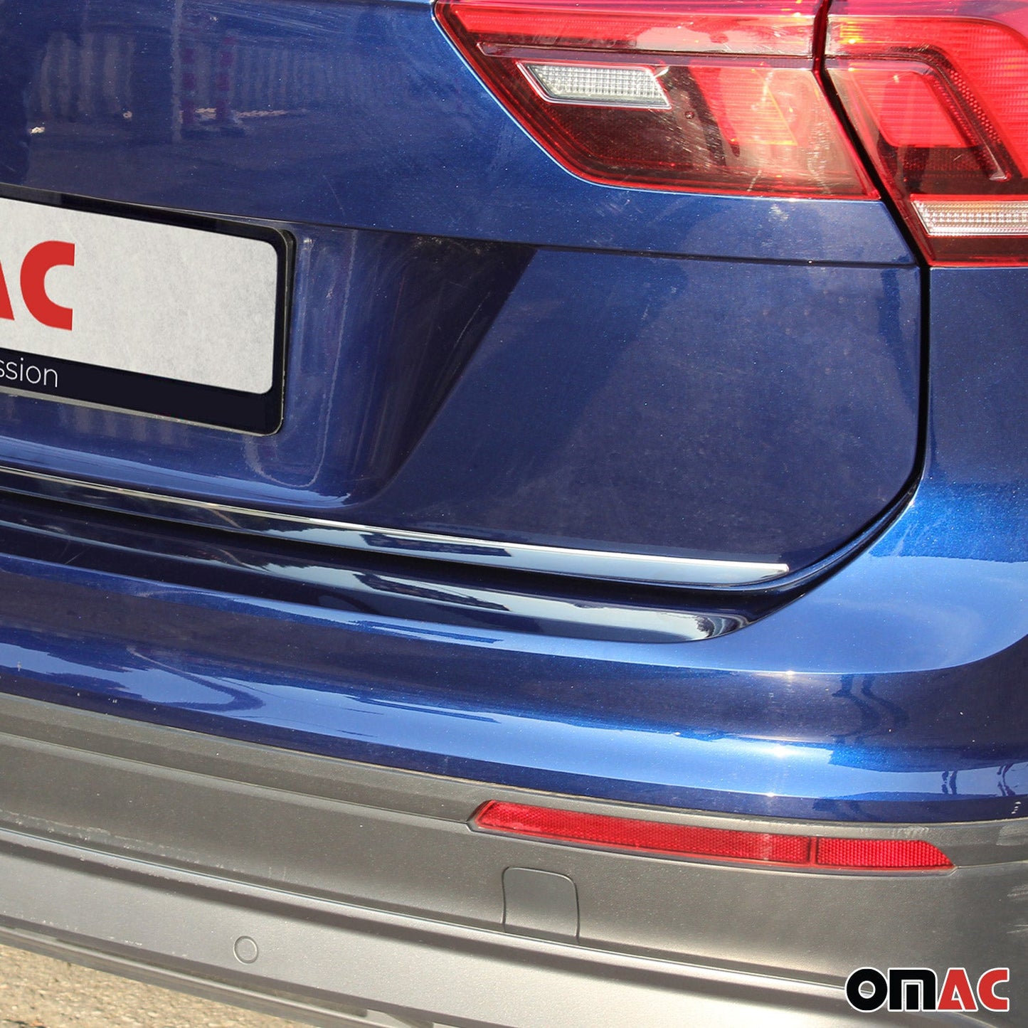 Bandă decorativă portbagaj, bandă decorativă spate pentru VW Tiguan / Allspace 2016-2024, oțel inoxidabil cromat