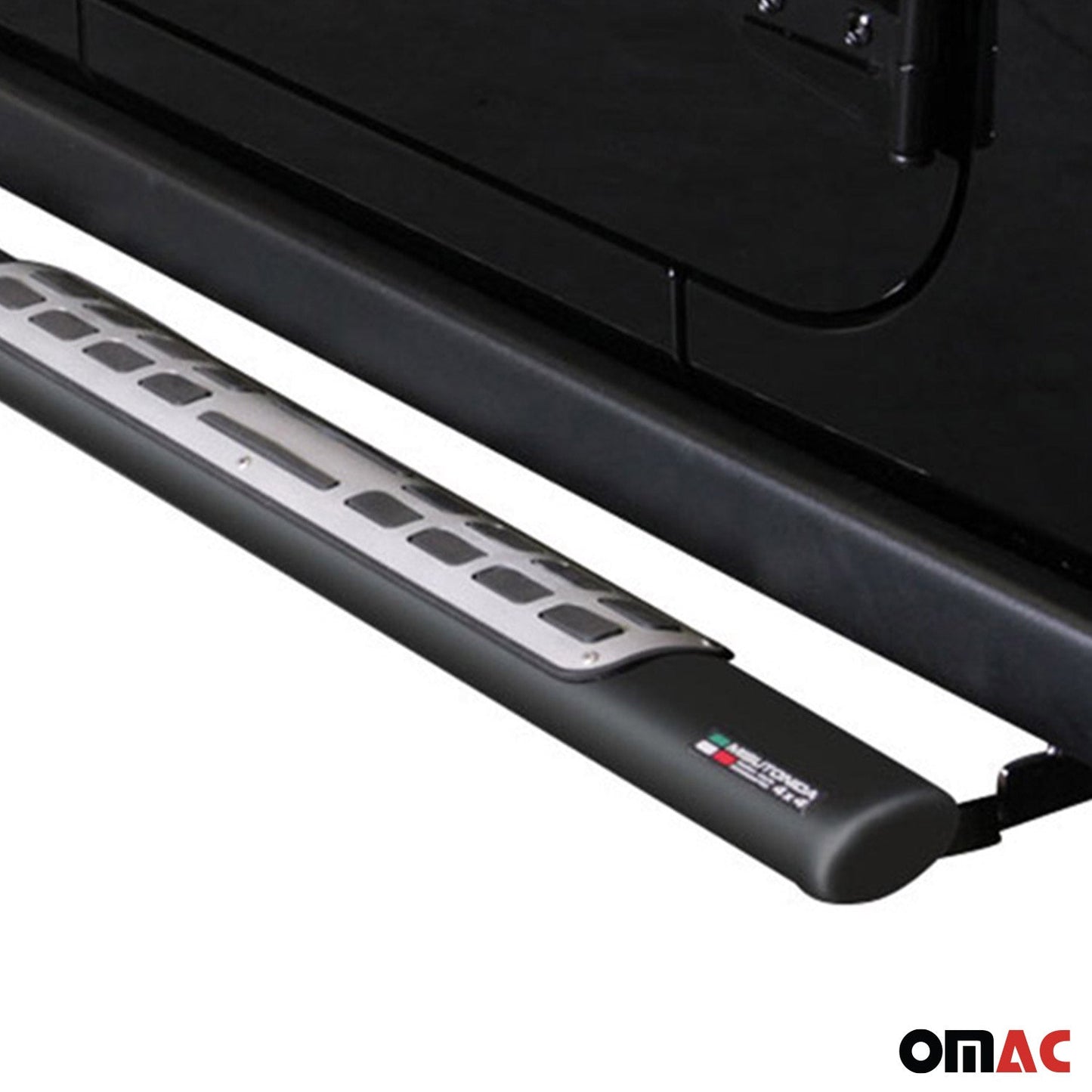 Stalowe listwy progowe, rurki progowe do Jeepa Wranglera 2007-2018, czarne