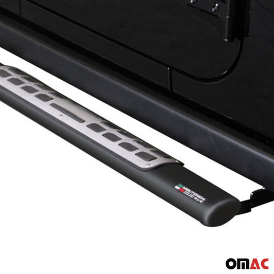 Stahl Seitenschweller Schwellerrohre für Jeep Wrangler 2007-2018 Schwarz