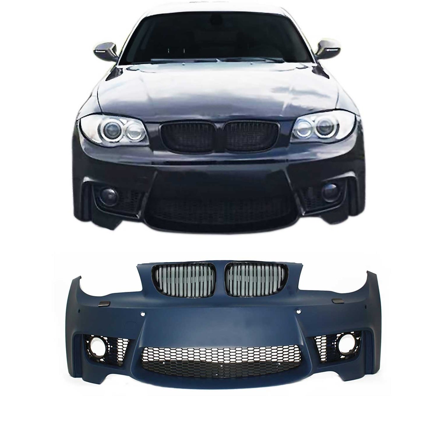 JOM Frontstoßstange für BMW E81/E82/E87/E88 2004-2013 Sport-Design PDC