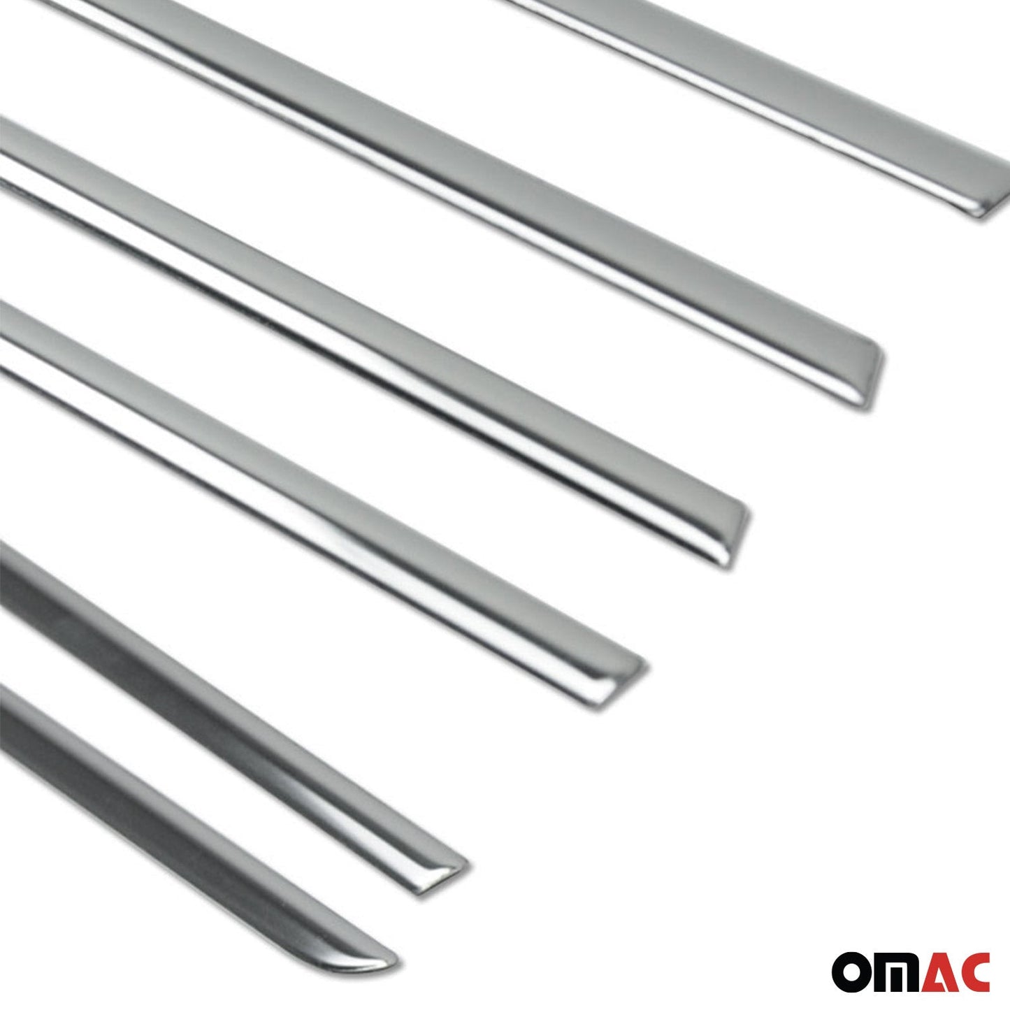 Benzi decorative pentru geamuri Kia Sorento 2012-2017, oțel inoxidabil cromat, 6 bucăți