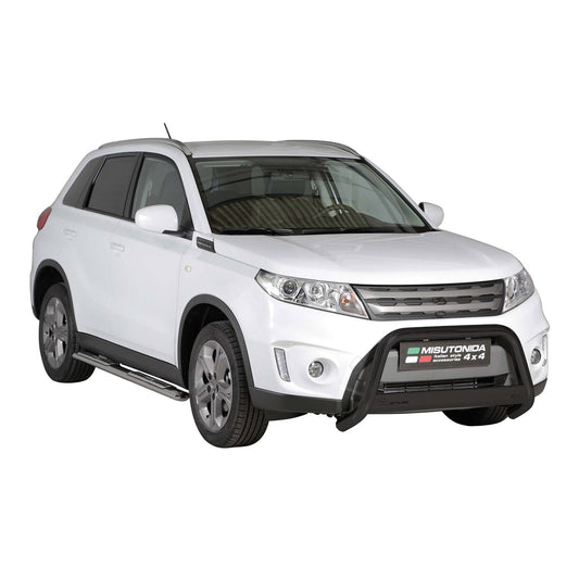 Frontbügel Frontschutzbügel für Suzuki Vitara 2015-2018 ø63mm Edelstahl Schwarz