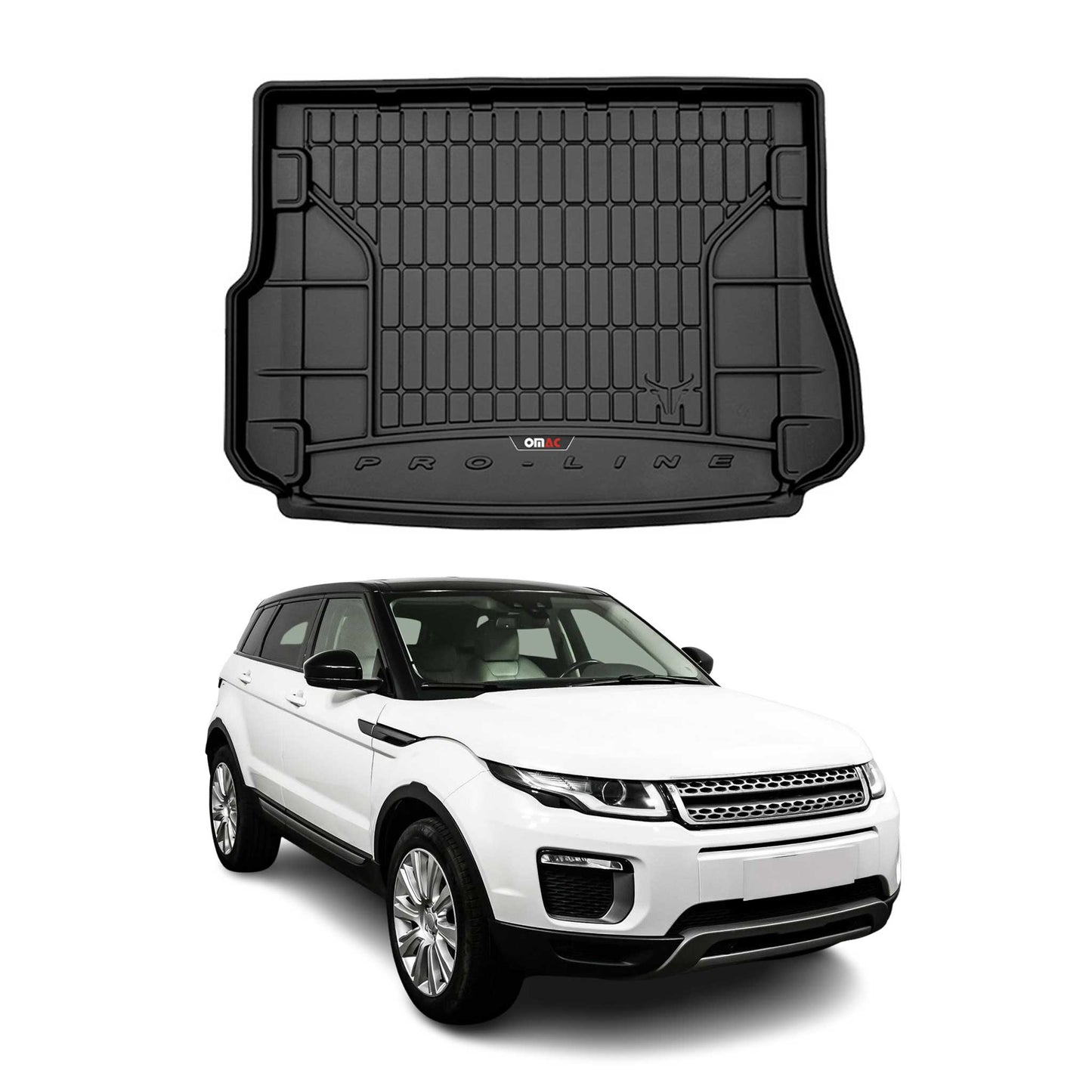 OMAC Gummi Kofferraumwanne für Range Rover Evoque 2011-2019 TPE Laderaumwanne
