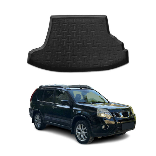 Căptușeală portbagaj/cargo pentru Nissan X-Trail 2001-2007, cauciuc TPE, negru