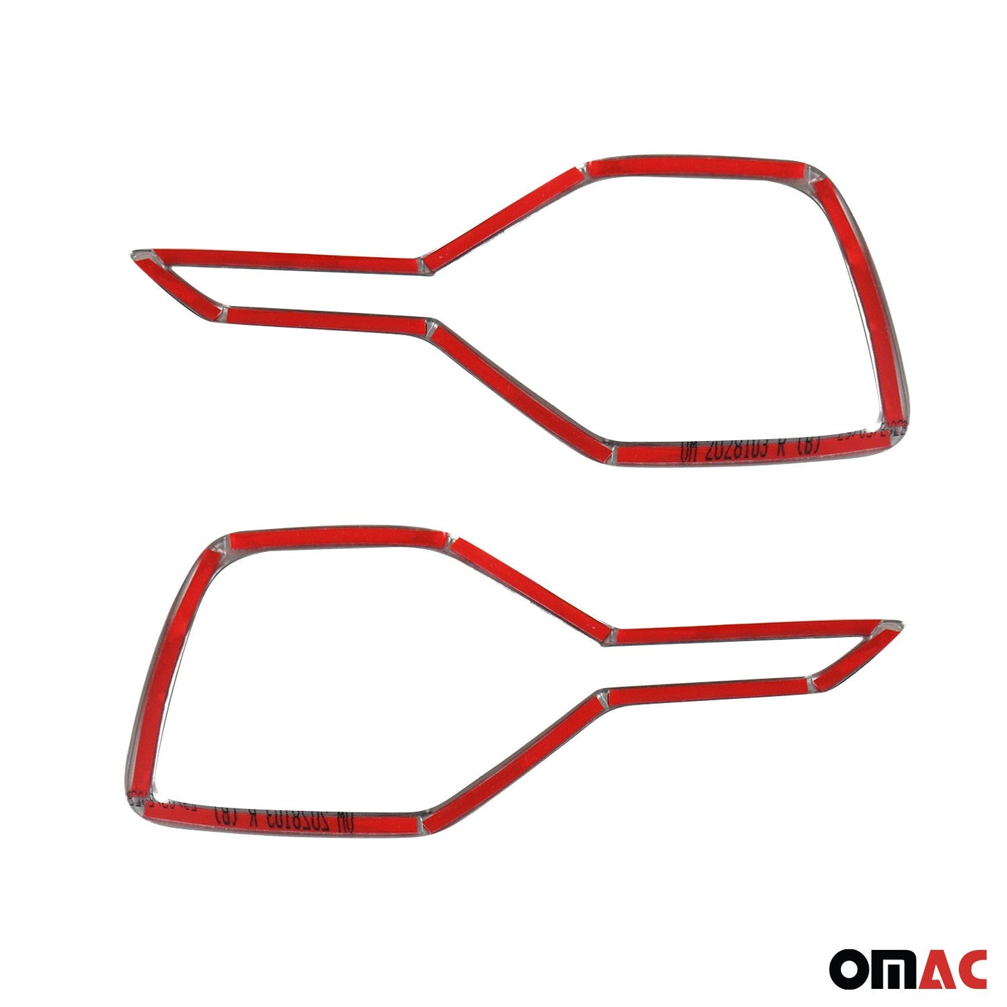 Nebelscheinwerfer Rahmen für Dacia Sandero 3 2021-2025 Edelstahl Chrom 2x