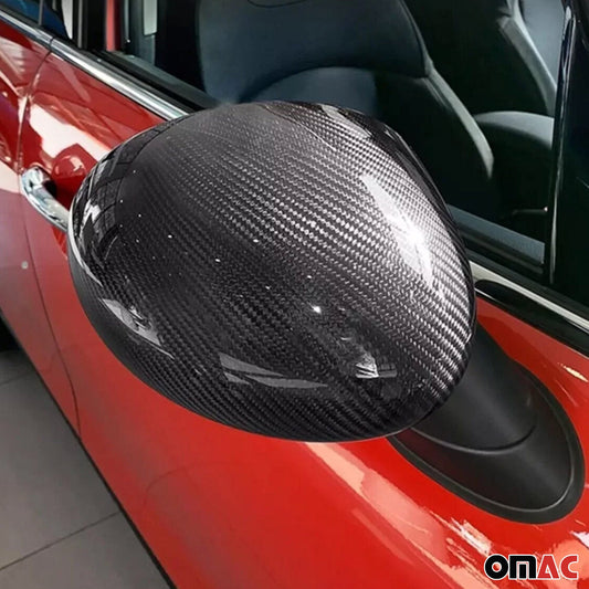 Capace oglinzi, capace oglinzi pentru Mini Cooper F56 2014-2025 RHD, fibră de carbon