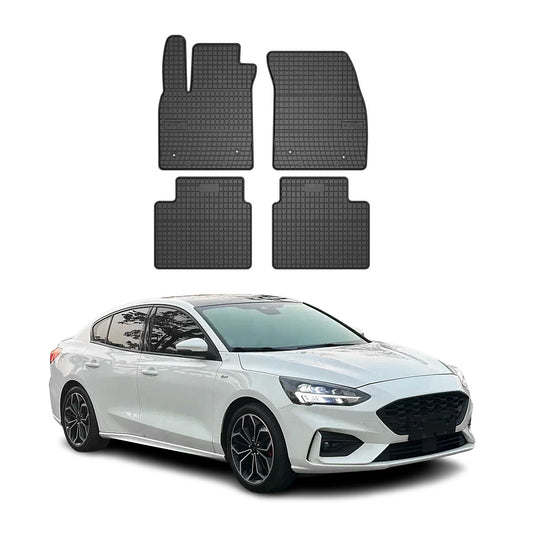 2019-2025 Ford Focus mk4 Fußmatten Gummi Schwarz 4 tlg