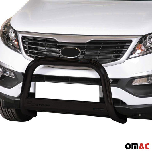 Bară de protecție/buton față pentru Kia Sportage 2010-2015, ø63mm, oțel, negru
