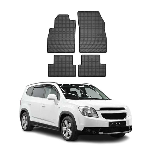 2010-2018 Chevrolet Orlando Fußmatten TPE Schwarz 4 tlg