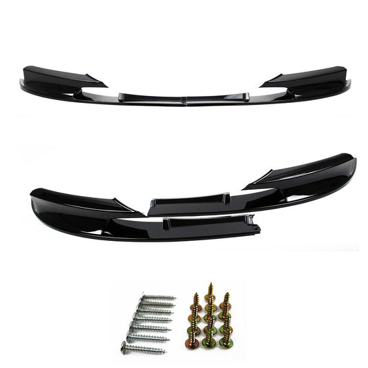 Przedni spoiler zderzaka JOM do BMW F30 F31 2011-2019, połysk, czarny