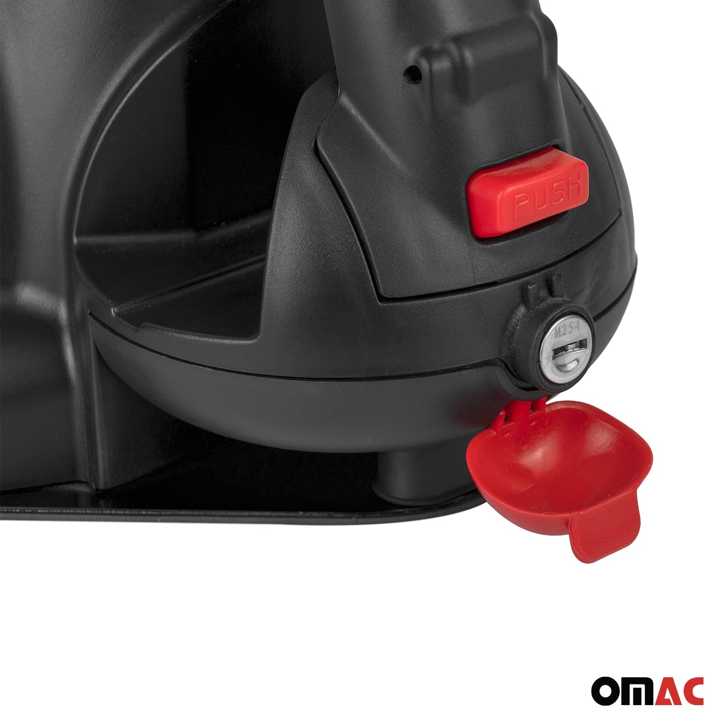 Menabo Magnetyczny bagażnik dachowy na narty i snowboard, zamykany na klucz, czarny, 2x