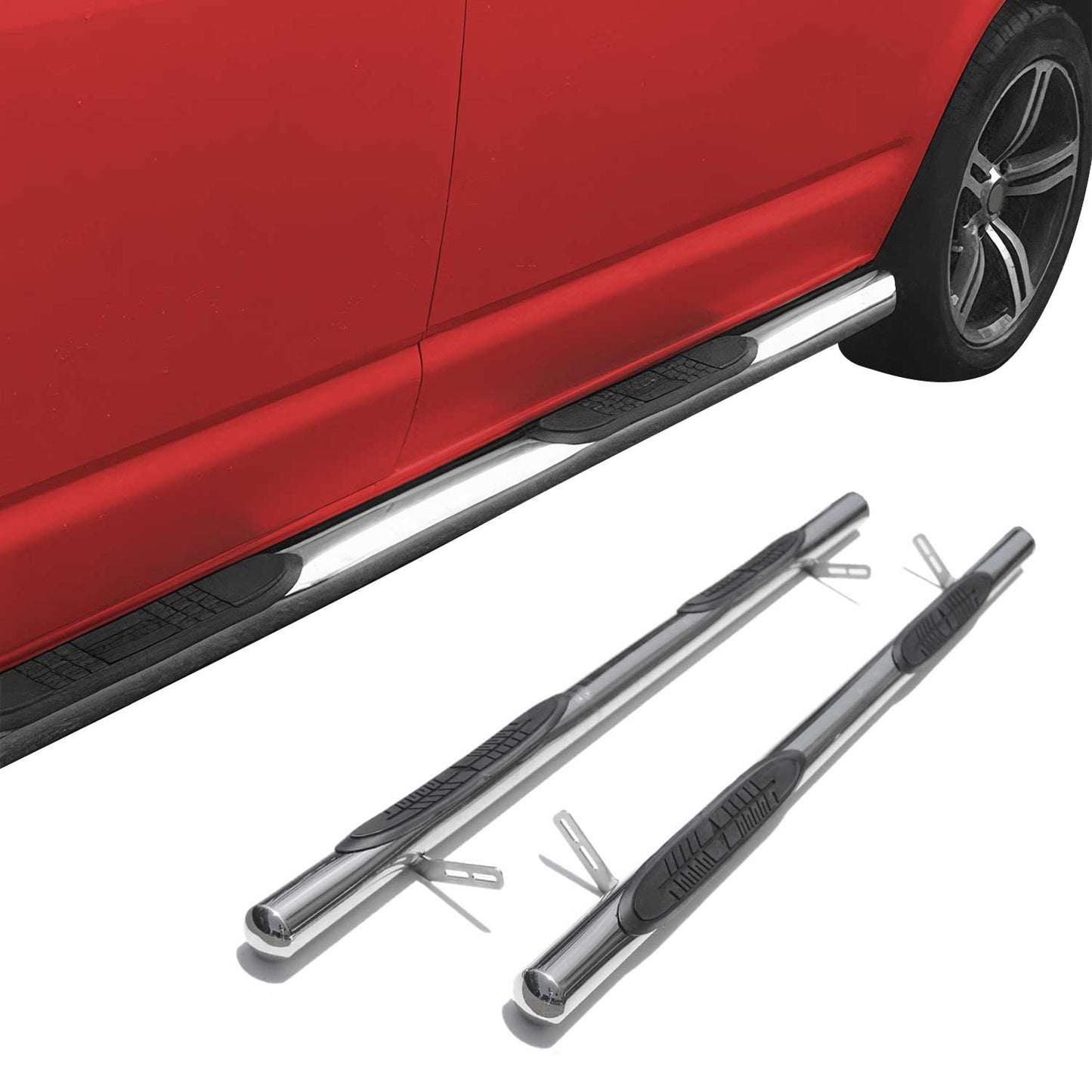 Edelstahl Trittbretter Schwellerrohre für Mitsubishi ASX 2010-2025 Silber