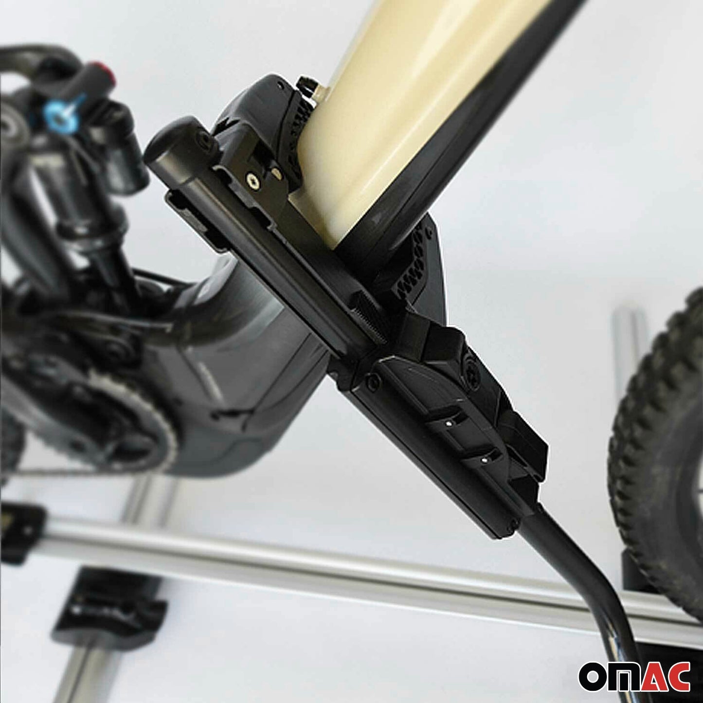 Dachträger + Fahrradträger Satz für Seat Alhambra 2010-2025 Aluminium Schwarz 3x