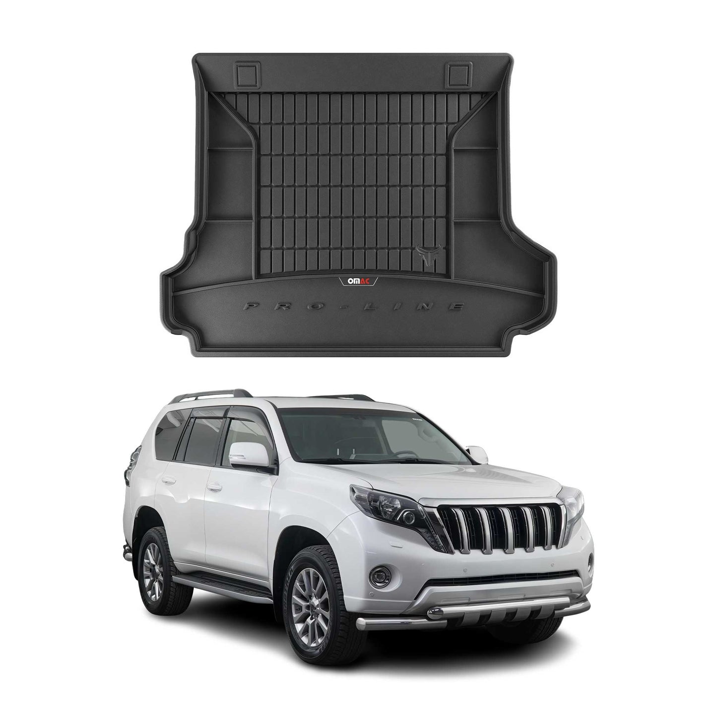 OMAC Gummi Kofferraumwanne für Toyota Land Cruiser Prado 2009-2017 5sitze
