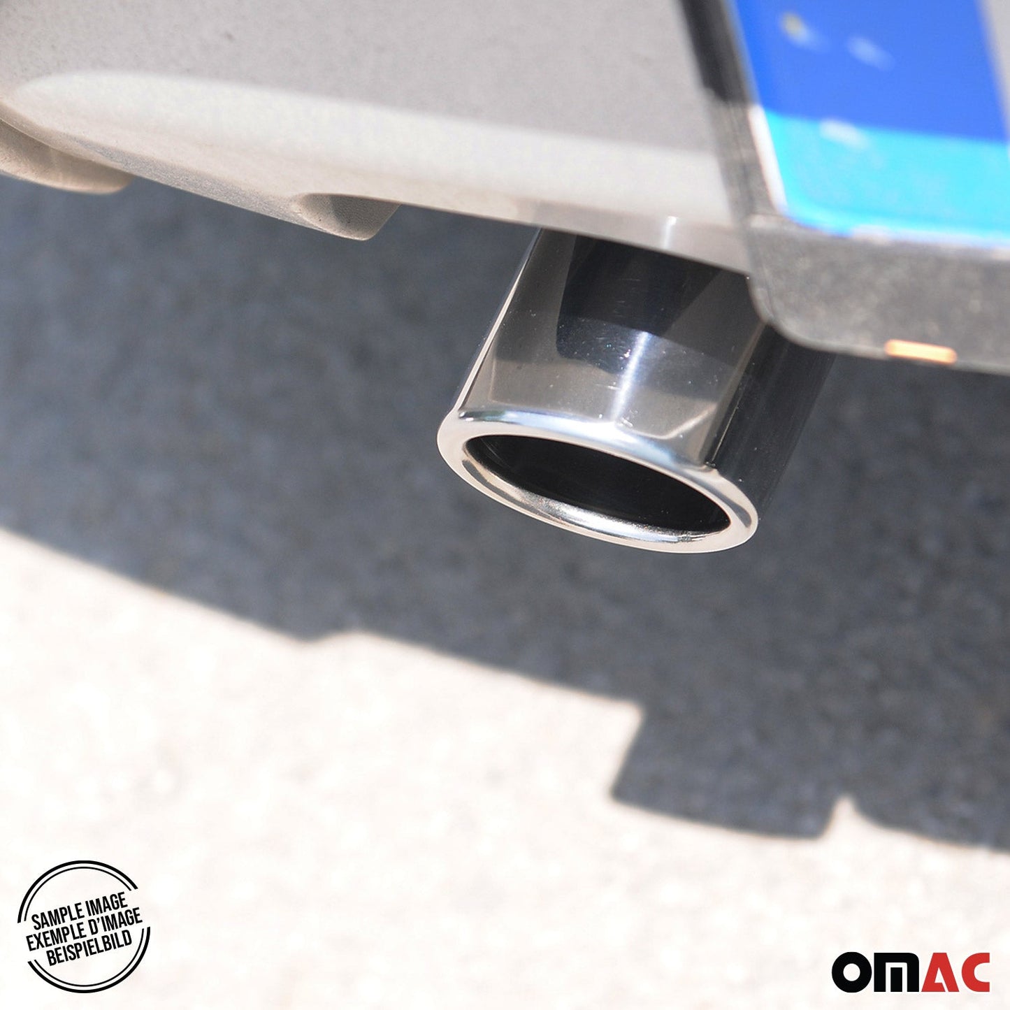 Ornament țeavă de eșapament pentru Mercedes Clasa A 2004-2025 oțel inoxidabil cromat 1 buc.