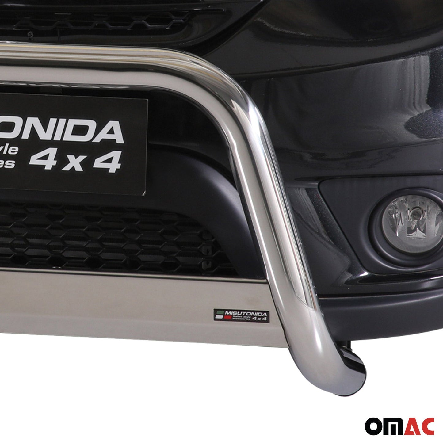 Bară de protecție/buton față pentru Fiat Freemont 2011-2016, ø63mm, oțel, argintiu