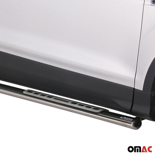 Stahl Seitenschweller Schwellerrohre für Land Rover Freelander 2 2007-2014 Grau