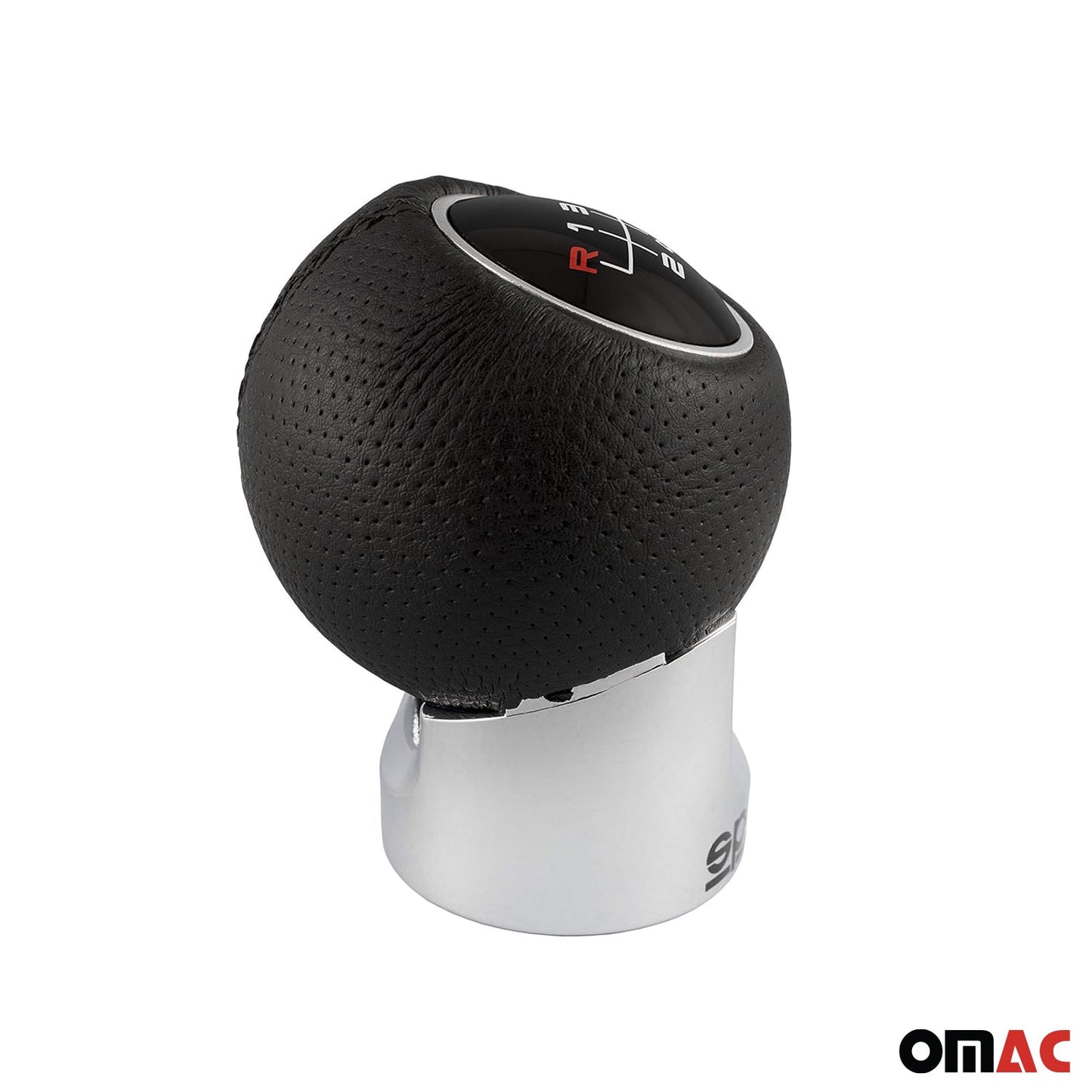 SPARCO Schaltknauf Schalthebel Schaltknopf Aluminium Kunstleder Schwarz Knauf