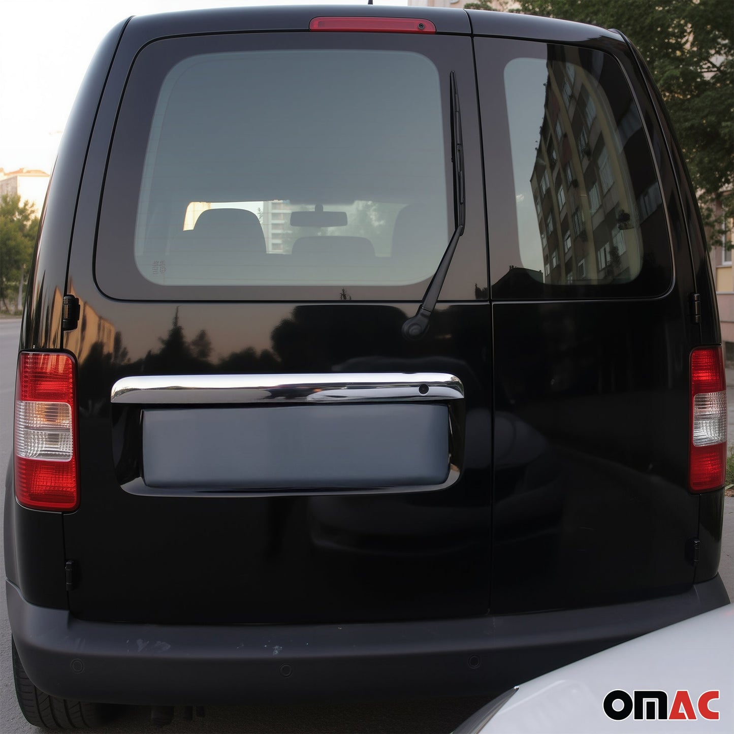 Kofferraumleiste Heckklappe Leiste für VW Caddy 2003-2015 Edelstahl Chrom 1tlg