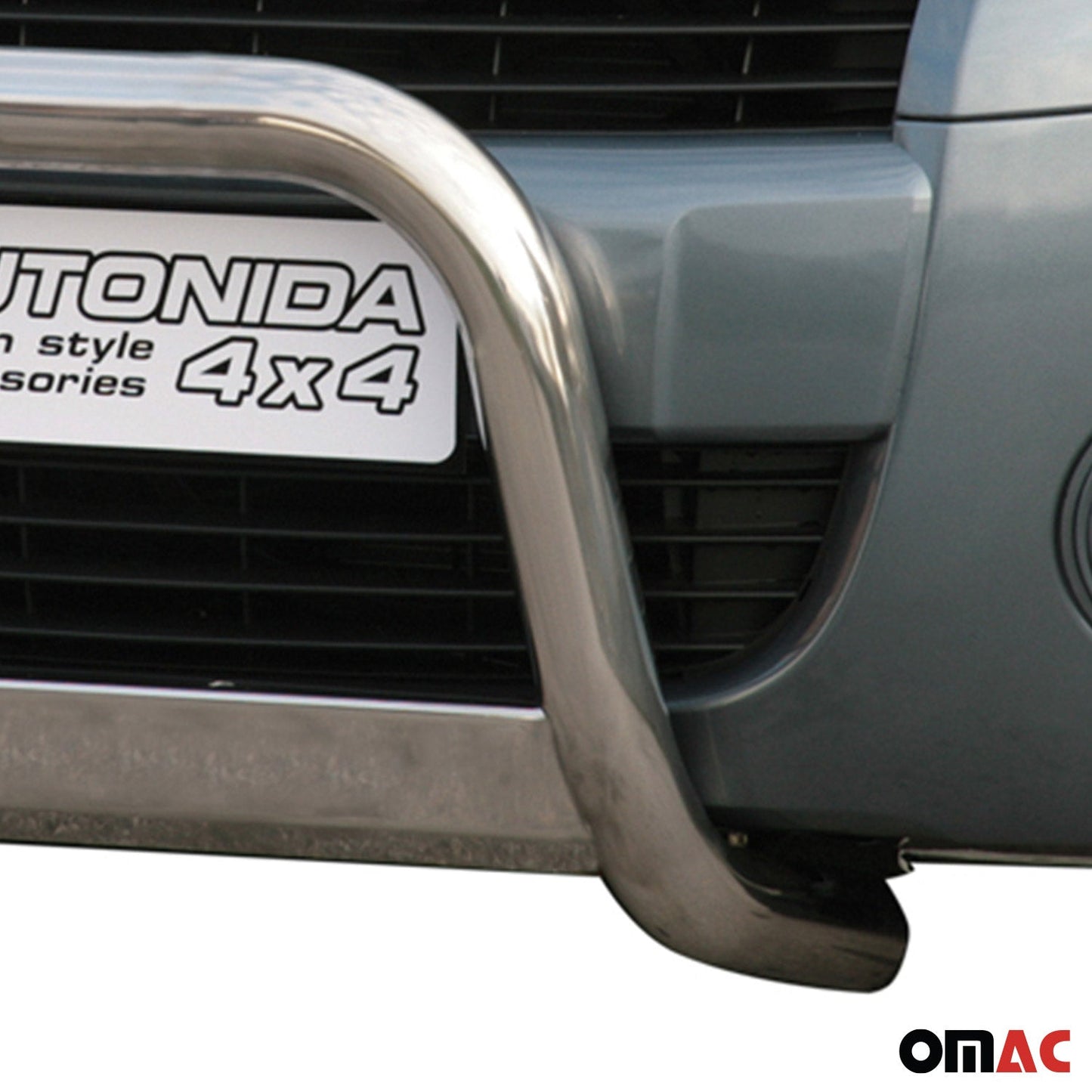 Bară de protecție/buton față pentru Citroen Berlingo 2008-2014 ø63mm oțel argintiu